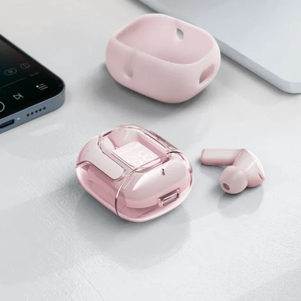 Air 31 TWS Earphone Wireless - With Silicone Pouch - Image 3